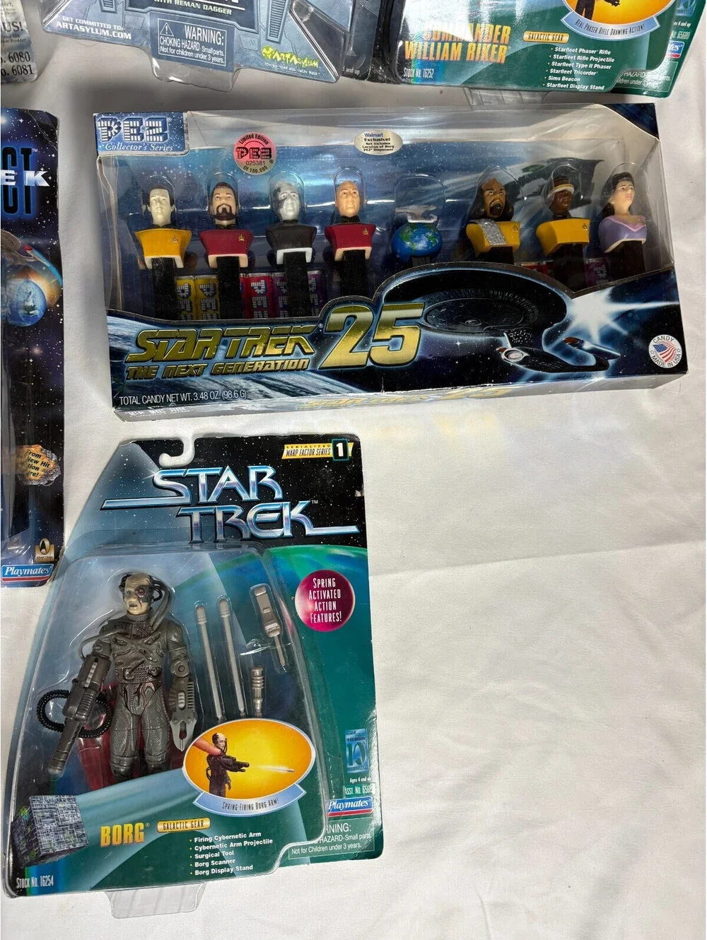 Star Trek Lot of Mixed Action Figure Generation First Contact Nemesis